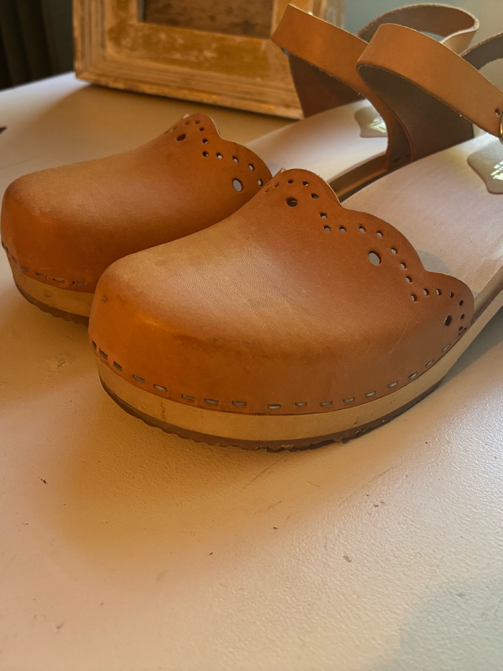 Sandgrens Milan Clog In Ecru Size 41 — image 2 of 8